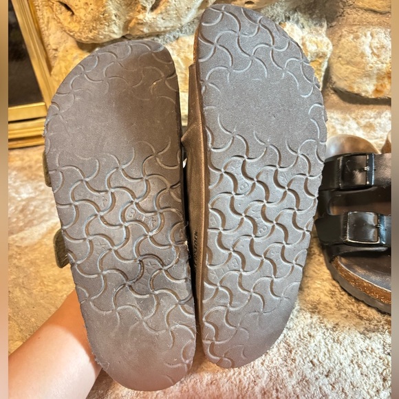 BIRKENSTOCK Lot/Bundle of 2 Arizona Thong Leather Sandals - Brown 39 & Black 38 - Picture 6 of 16